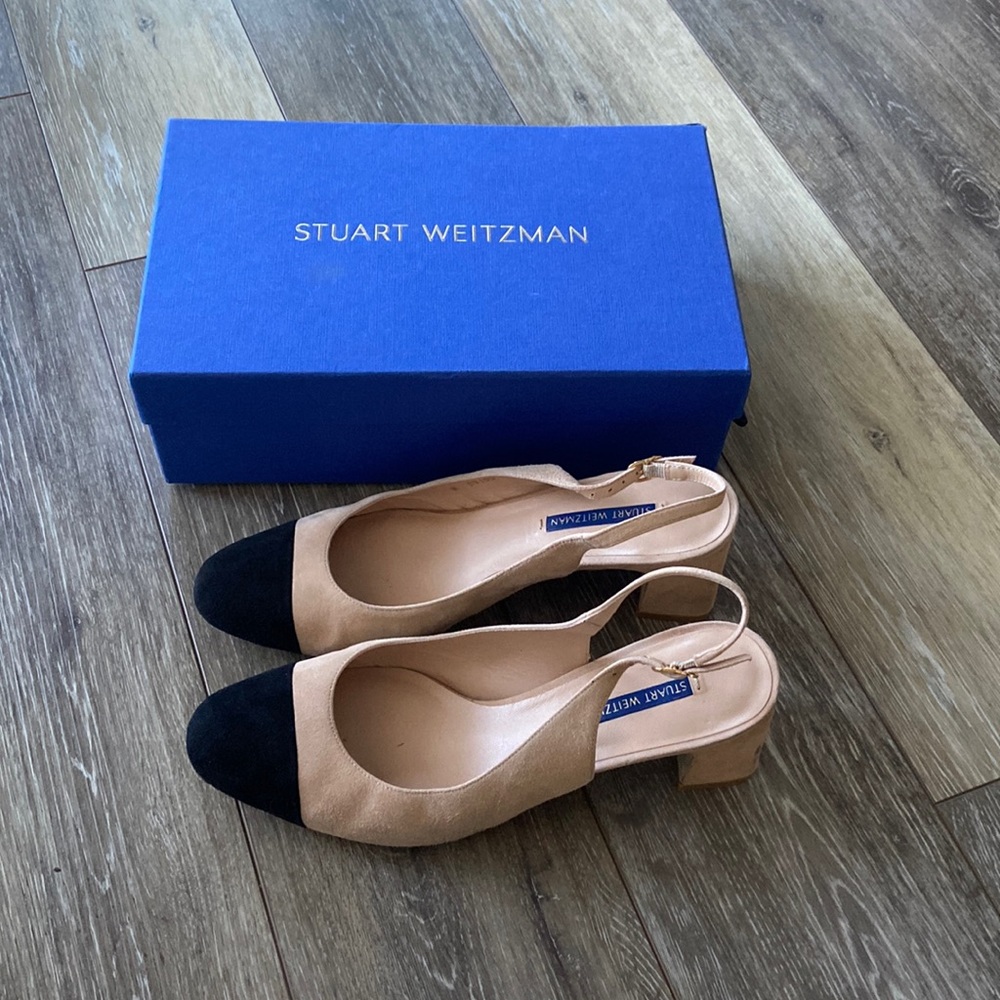 Stuart Weitzman Loraina slingback pumps - Picture 1 of 4